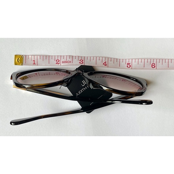 JL Judith Leiber Tortoise Butterfly Sunglasses - Picture 5 of 11
